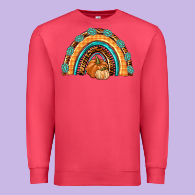 Rainbow Thankful With Gemstone Premium Sweatshirt Designed By Texasbilliewilder