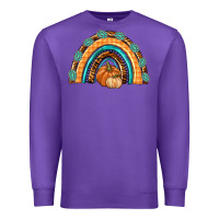 Purple Rainbow Thankful with Gemstone Premium Sweatshirt - texasbilliewilder