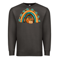Smoke Rainbow Thankful with Gemstone Premium Sweatshirt - texasbilliewilder