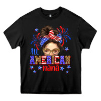Black All American nana Heavy Core Tee - Neo Western