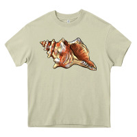 Mossy sea   shell Heavy Core Tee - BarkalooDesign