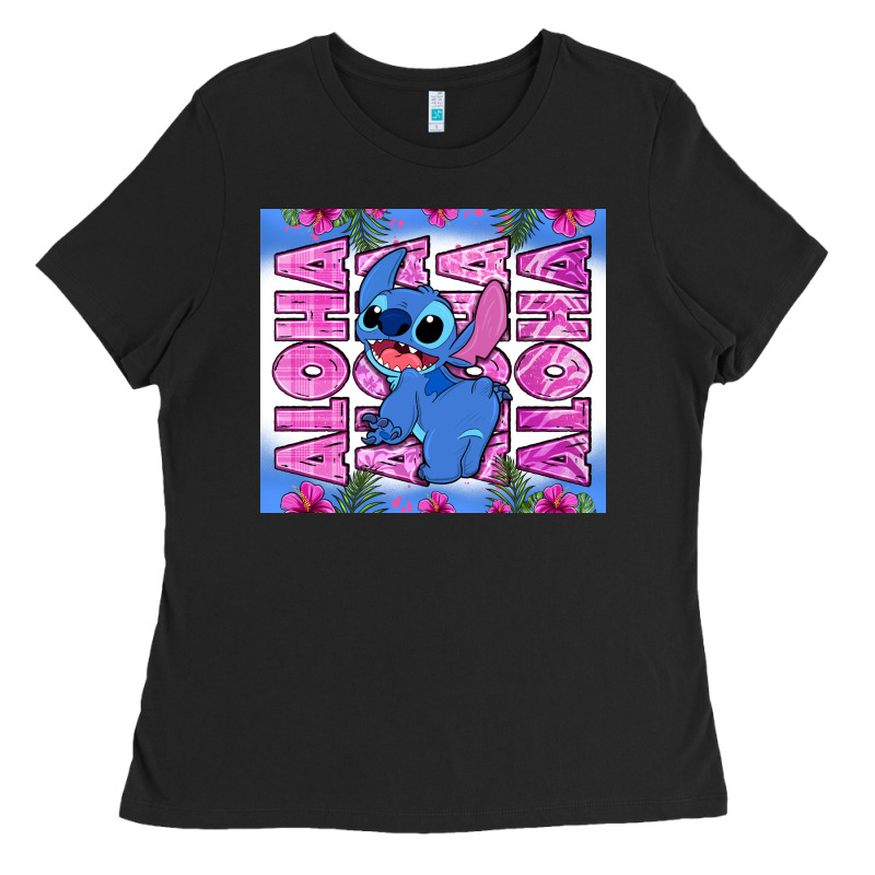 Aloha Stitch Ladies Tee by Zillion Design Studio | Teevron