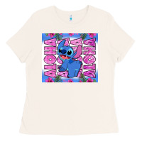 Bone aloha stitch Ladies Tee - Zillion Design Studio