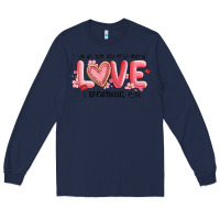 Navy let all that you do be done in love 1 corinthıans Long Sleeve Tee - MaliasSmallBusiness