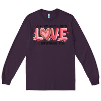 Plum let all that you do be done in love 1 corinthıans Long Sleeve Tee - MaliasSmallBusiness