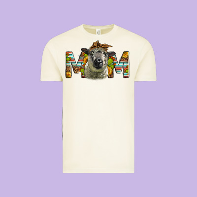 Western Hampshire Sheep Mom Vintage Tee Designed By Lillyallendesigns