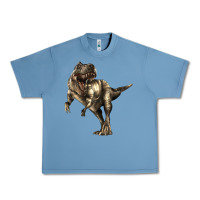 Pebble Blue Tyrannosaurus T rex Urban Heavy Tee - LillyAllenDesigns