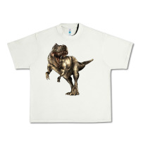 Pistachio Tyrannosaurus T rex Urban Heavy Tee - LillyAllenDesigns