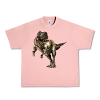Salmon Tyrannosaurus T rex Urban Heavy Tee - LillyAllenDesigns