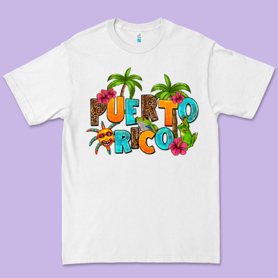 Puerto Rico Premium Tee Designed By Adodesignshop