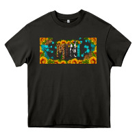 Asphalt mini sunflower libbey cup Heavy Core Tee - HRA Design Shop