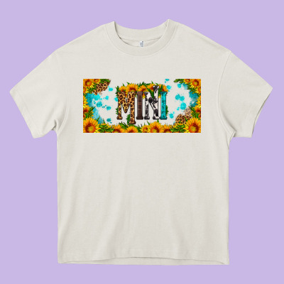 Mini Sunflower Libbey Cup Heavy Core Tee Designed By Hra Design Shop