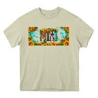 Mossy mini sunflower libbey cup Heavy Core Tee - HRA Design Shop