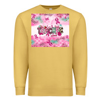 Antique Gold Breast Cancer Teacher Premium Sweatshirt - NancyCooperArtShop