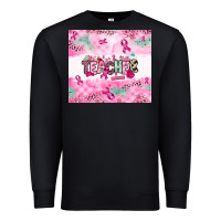 Black Breast Cancer Teacher Premium Sweatshirt - NancyCooperArtShop