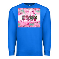 True Royal Breast Cancer Teacher Premium Sweatshirt - NancyCooperArtShop