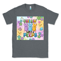 Charcoal Heather chillin' with my peeps Classic Tee - MaliasSmallBusiness