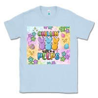 Dusty Blue chillin' with my peeps Classic Tee - MaliasSmallBusiness