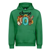 Emerald Western Choose Joy Urban Hoodie - FaDigitalArtStudio