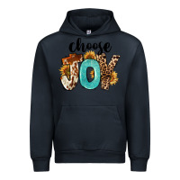 Navy Western Choose Joy Urban Hoodie - FaDigitalArtStudio