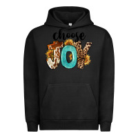 Pigment Black Western Choose Joy Urban Hoodie - FaDigitalArtStudio