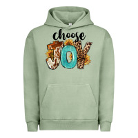 Pigment Oil Green Western Choose Joy Urban Hoodie - FaDigitalArtStudio