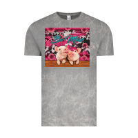 Cloud Rock be mine valentine's day pigs Vintage Tee - Jasminsmagicworld