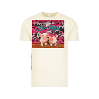 Vintage Arctic be mine valentine's day pigs Vintage Tee - Jasminsmagicworld