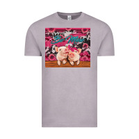 Vintage Zinc be mine valentine's day pigs Vintage Tee - Jasminsmagicworld