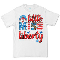 White little miss liberty Premium Tee - HRA Design Shop