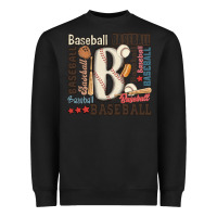 Black baseball Heavyweight Sweatshirt - MaliasSmallBusiness