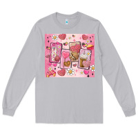 Moon Dust cafecito y chisme valentine's day Long Sleeve Tee - MaliasSmallBusiness
