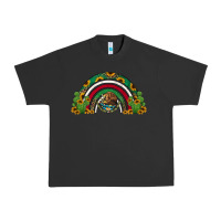 Pigment Black mexican flag cactus and sunflowers rainbow Urban Heavy Tee - Jasminsmagicworld