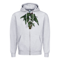 Heather Grey Amazon Elephant Ear Zipper Hoodie - LillyAllenDesigns