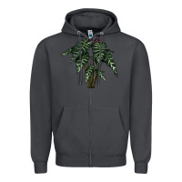 Smoke Amazon Elephant Ear Zipper Hoodie - LillyAllenDesigns