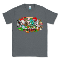 Charcoal Heather baseball grandma Classic Tee - CowhideDigitalArt