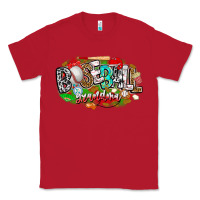 Red baseball grandma Classic Tee - CowhideDigitalArt