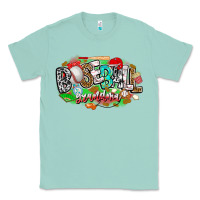 Seafoam baseball grandma Classic Tee - CowhideDigitalArt