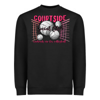 Black volleyball mom Heavyweight Sweatshirt - MaliasSmallBusiness