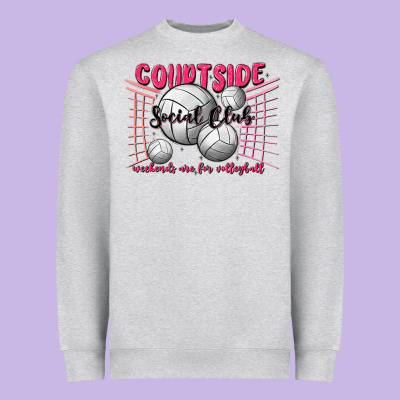 Volleyball Mom Heavyweight Sweatshirt Designed By Maliassmallbusiness