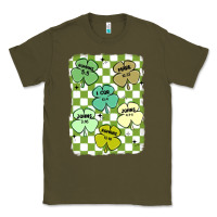 Army Green shamrock religious Classic Tee - MaliasSmallBusiness
