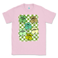 Bubblegum Pink shamrock religious Classic Tee - MaliasSmallBusiness