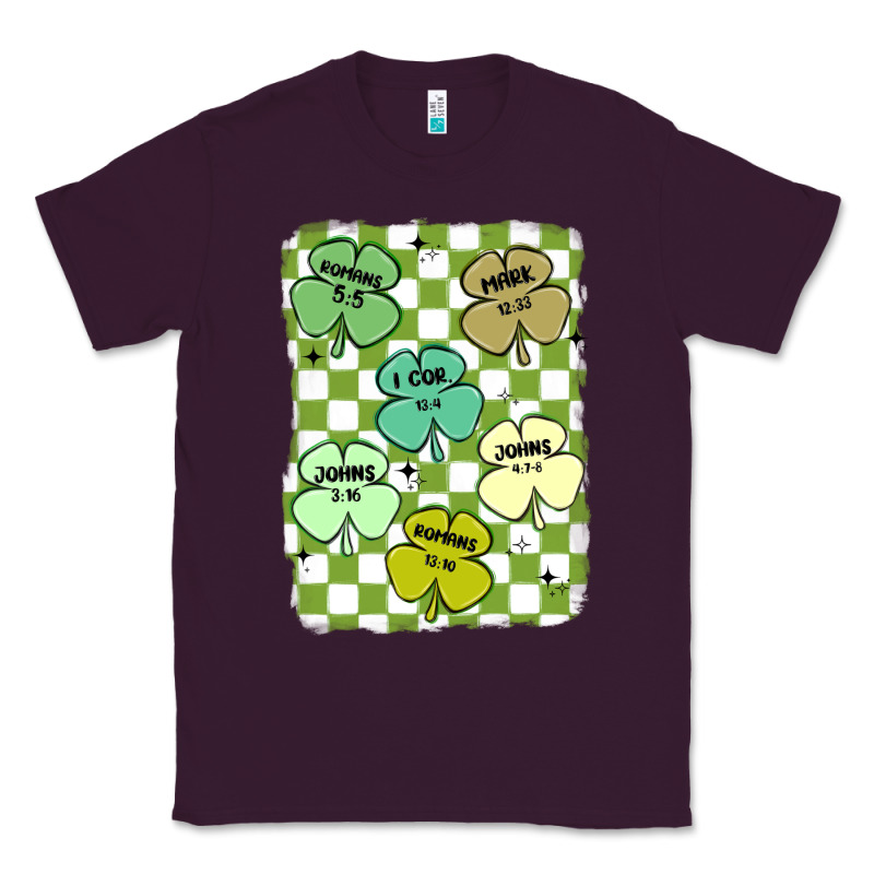 Shamrock Religious Classic Tee by MaliasSmallBusiness | Teevron