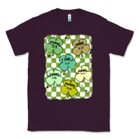 Plum shamrock religious Classic Tee - MaliasSmallBusiness