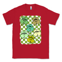 Red shamrock religious Classic Tee - MaliasSmallBusiness