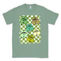 Sage shamrock religious Classic Tee - MaliasSmallBusiness
