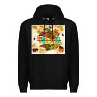 Black fall teacher pumpkin Premium Hoodie - TumblerDesignByShophia