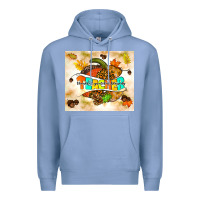 Colony Blue fall teacher pumpkin Premium Hoodie - TumblerDesignByShophia
