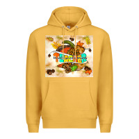 Mustard fall teacher pumpkin Premium Hoodie - TumblerDesignByShophia