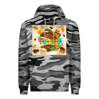 Slate Camo fall teacher pumpkin Premium Hoodie - TumblerDesignByShophia